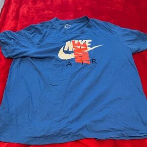 Nike Blue and Red Air T-Shirt